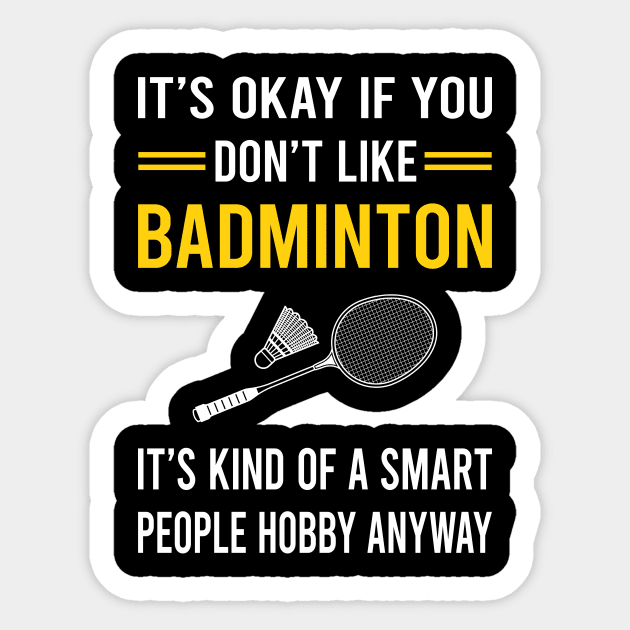 Smart People Hobby Badminton Sticker by Good Day